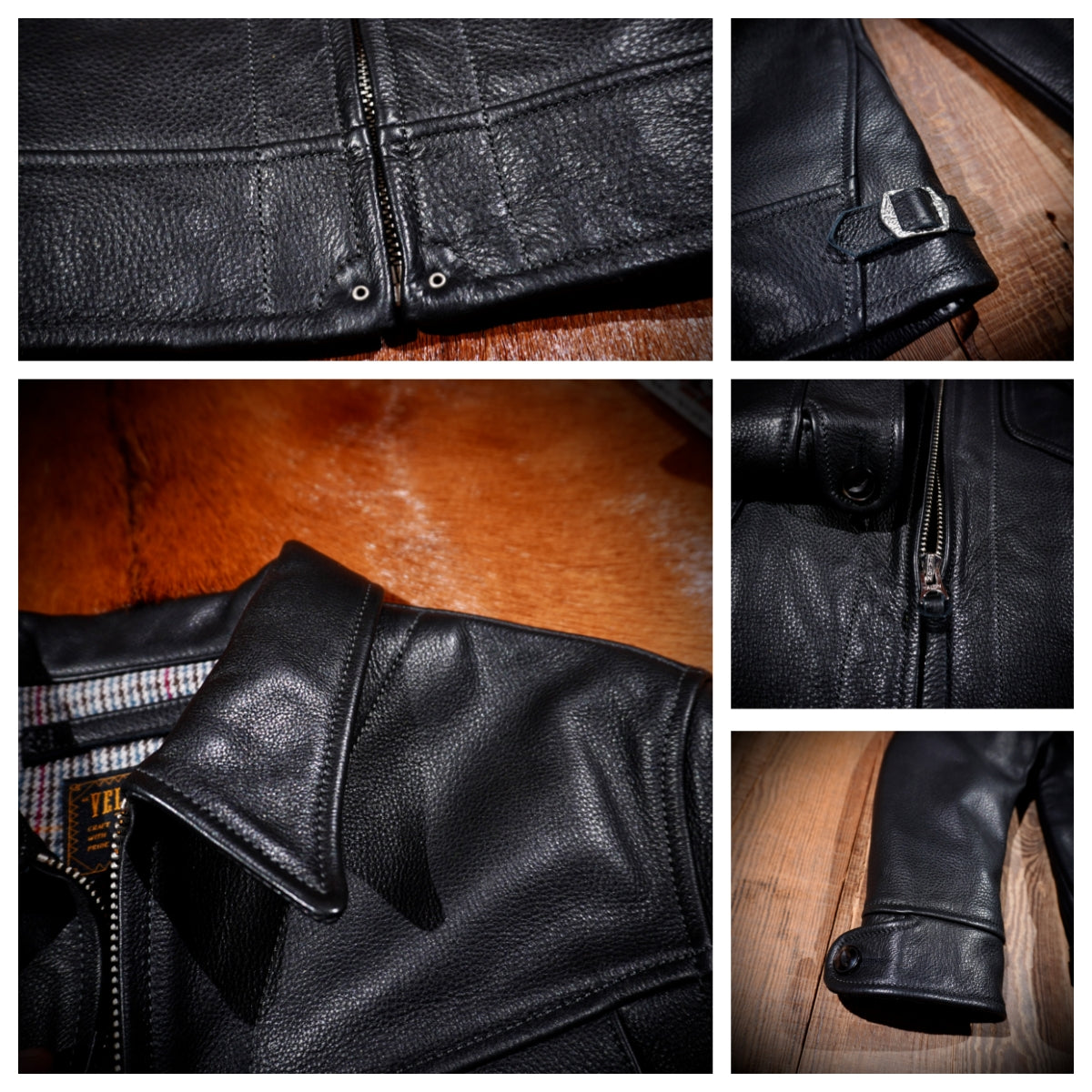 MENDOZA Western Leather Jacket Cowhide