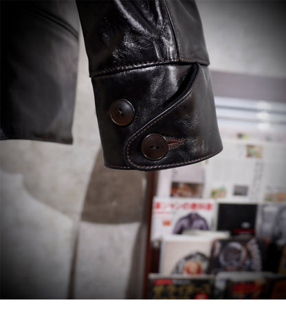 Men's Brakeman Leather Coat