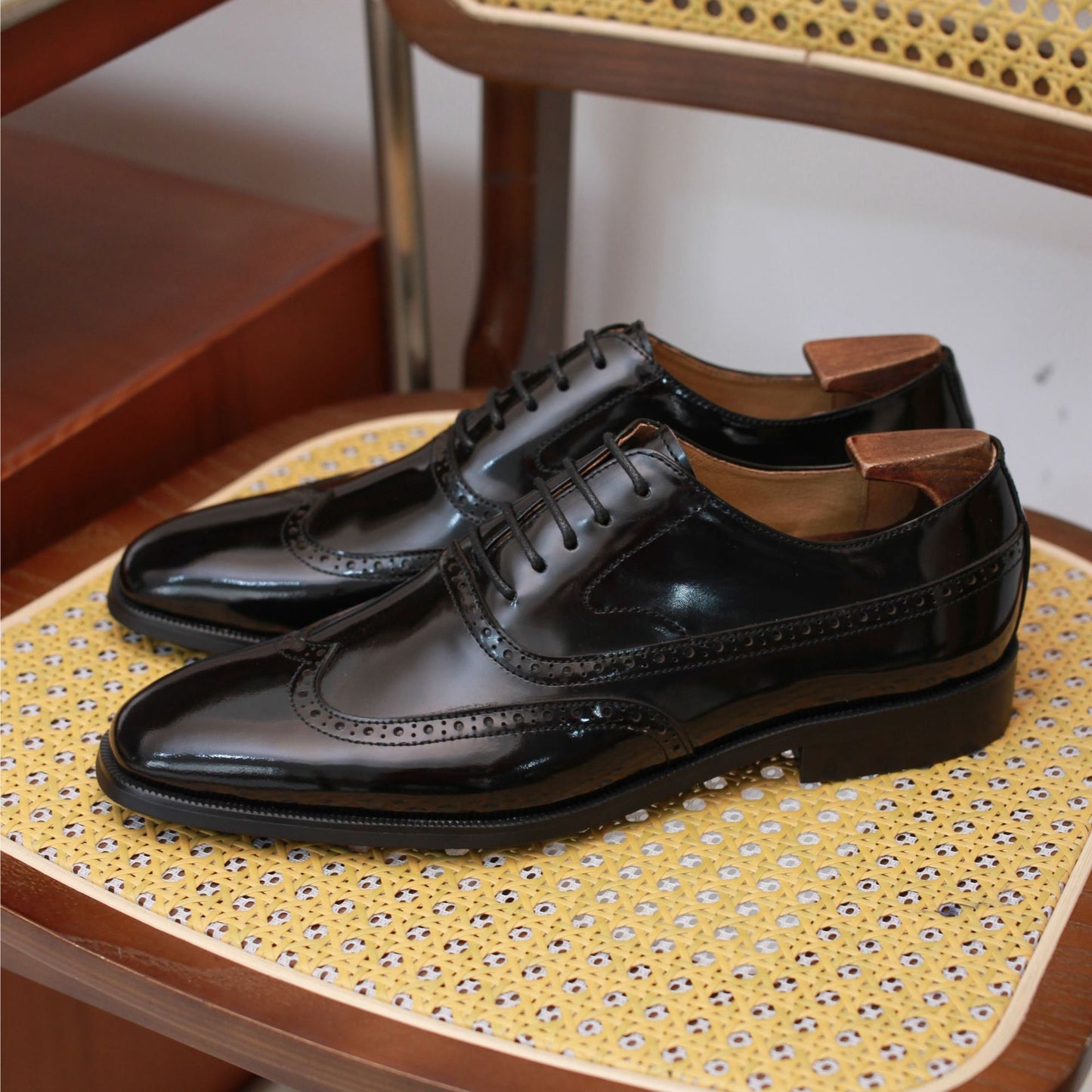 Men's Longwing Brogues Oxford Shoes