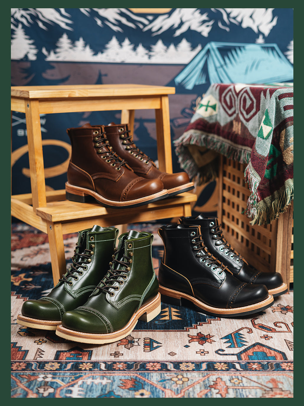 Men s Brogue Service Boots
