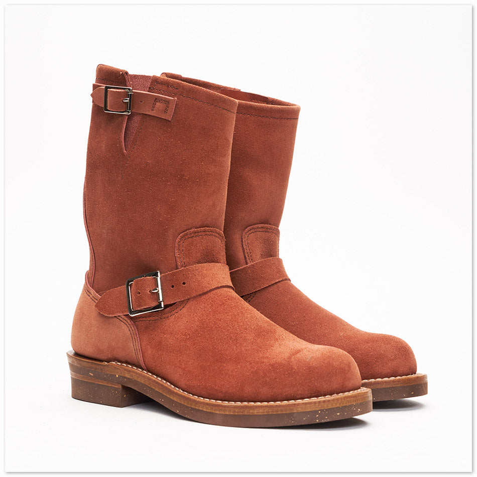 Bottes d'ingénieur en daim pour hommes 9012