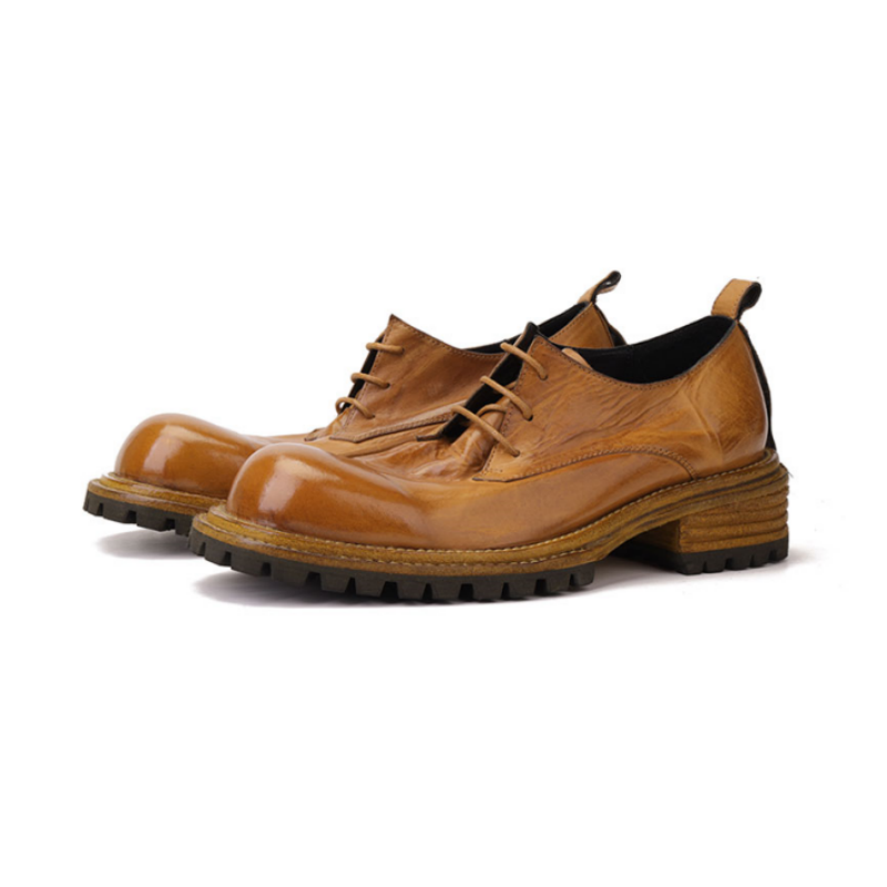 Men's Washed Derby Shoes