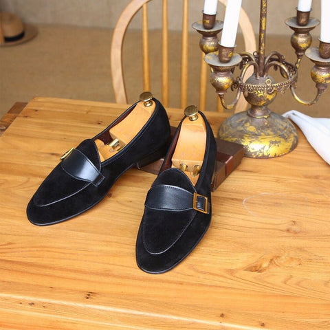 メンズ バックル ローファー