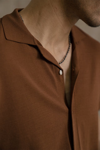 メンズ キャンプカラーシャツ 半袖