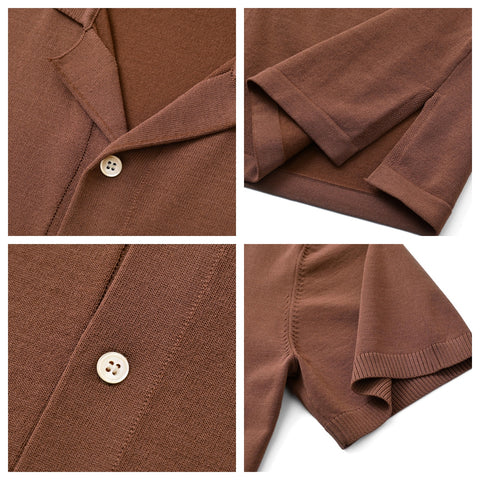 メンズ キャンプカラーシャツ 半袖