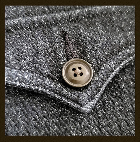 メンズ ディストレスト ノッチラペル サックスーツ