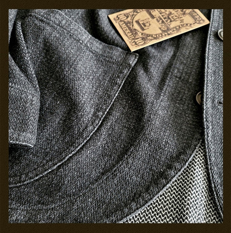 メンズ ディストレスト ノッチラペル サックスーツ