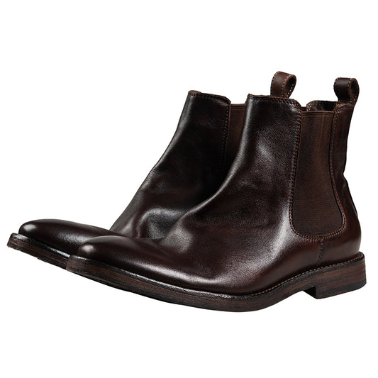 Bottines Chelsea en cuir pour hommes