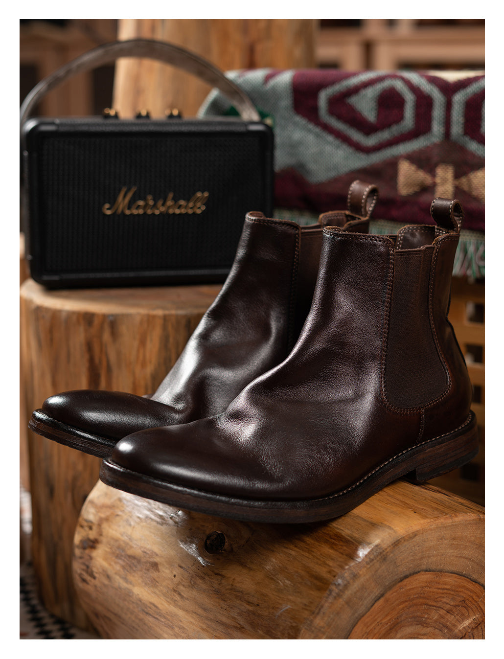 Men's Leather Chelsea Boots â Crush on Retro