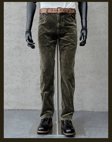 Men's Straight Leg Corduroy Pants