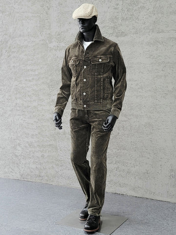 Men's Straight Leg Corduroy Pants