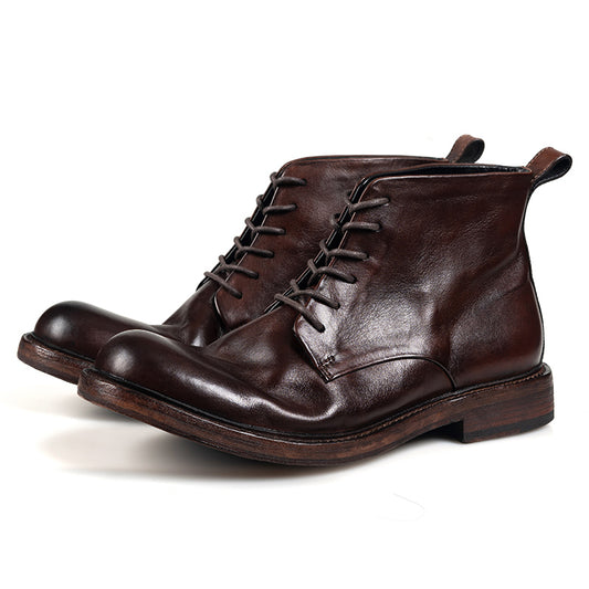 Men's Leather Dress Boots