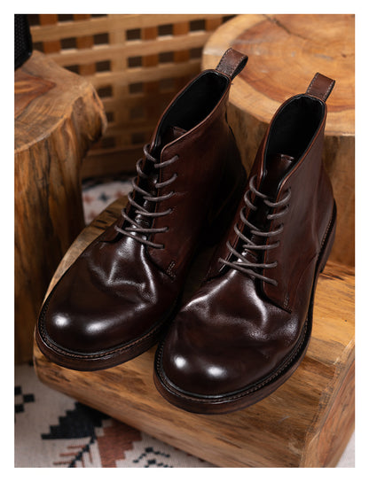 Men's Leather Dress Boots