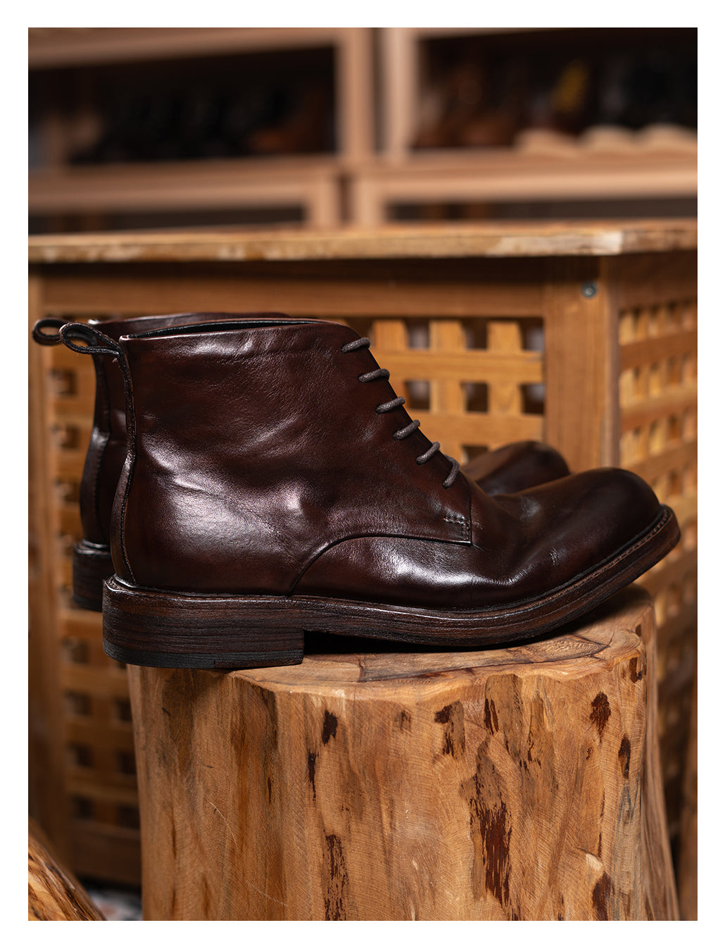 Men's Leather Dress Boots