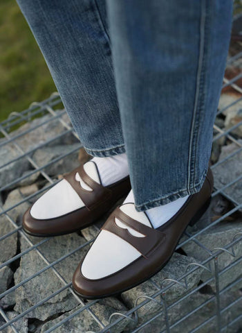 Mocassins en cuir pour hommes