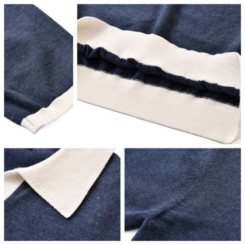 Men's Two Tone Johnny Collar Polo