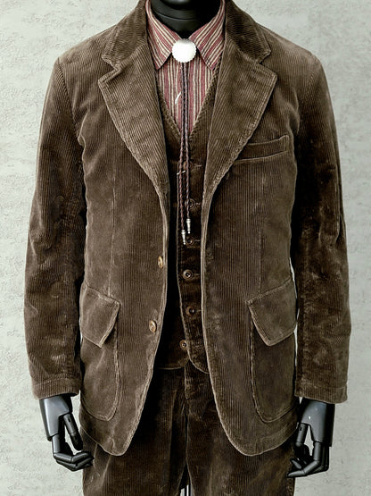 Men's Brown Corduroy Sport Coat