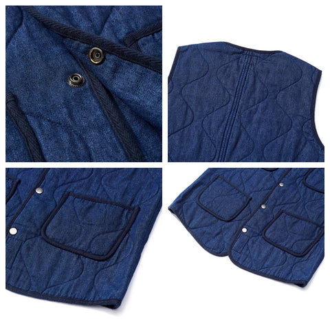 Gilet en jean de plage Brown pour homme