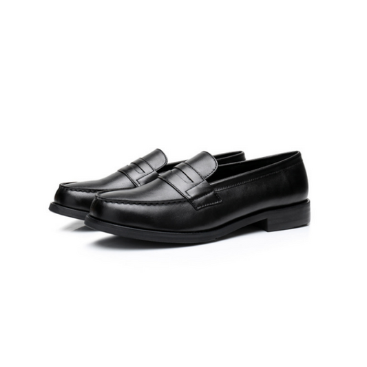 Black Penny Loafers