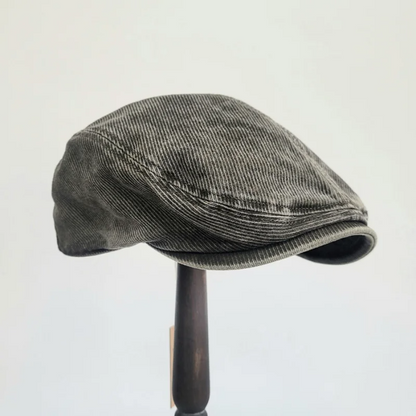 Casquette plate délavée pour homme