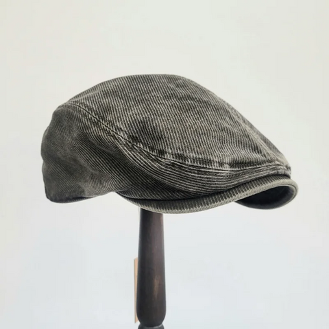 Men's Washed Flat Cap
