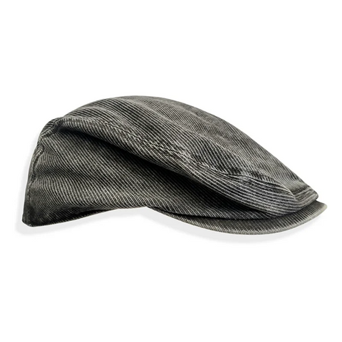 Men's Washed Flat Cap