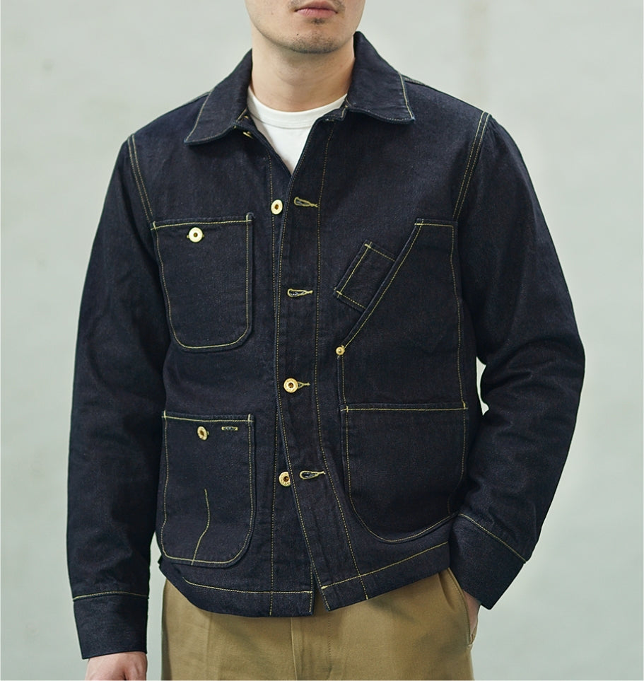 Men's Polar Fleece Denim Jacket