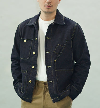 Men's Polar Fleece Denim Jacket