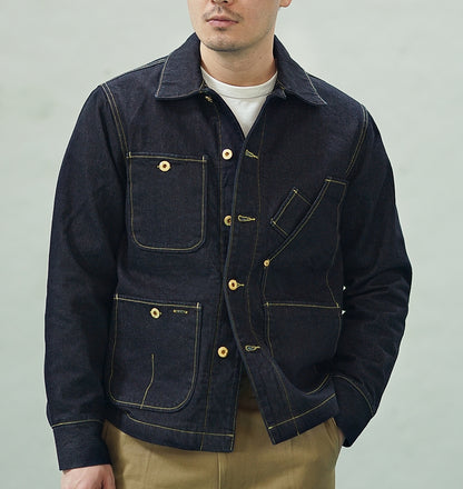 Men's Polar Fleece Denim Jacket