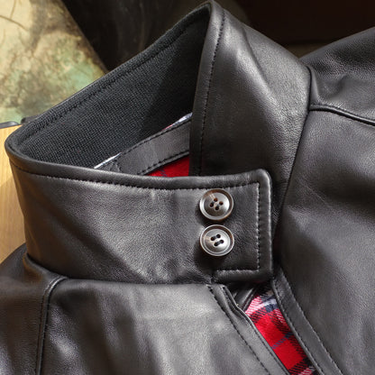 Men's Golf Leather Jacket