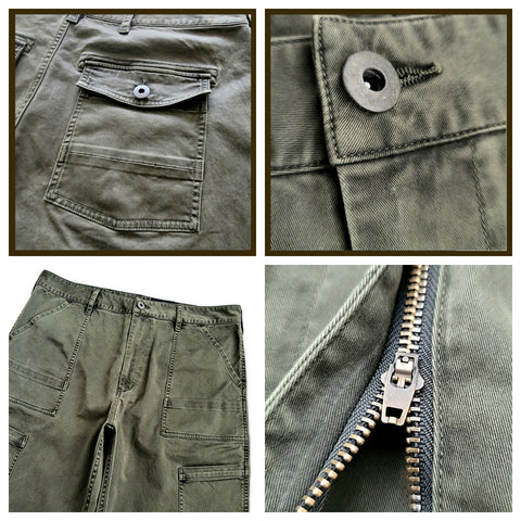 Men's Green Work Pants