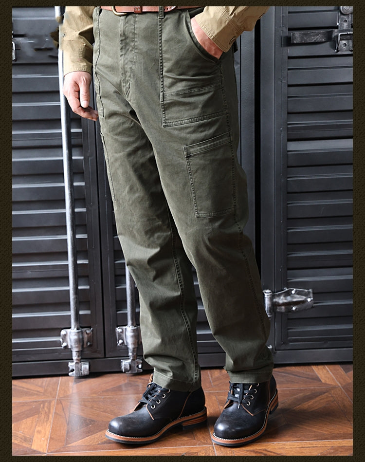 Pantalon de travail vert pour homme