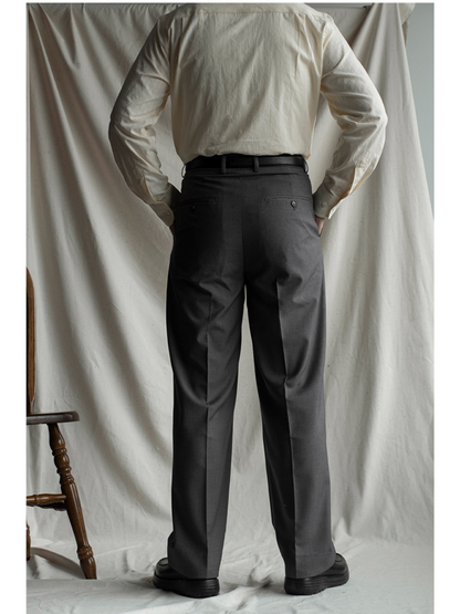 Men's Pleated Trousers