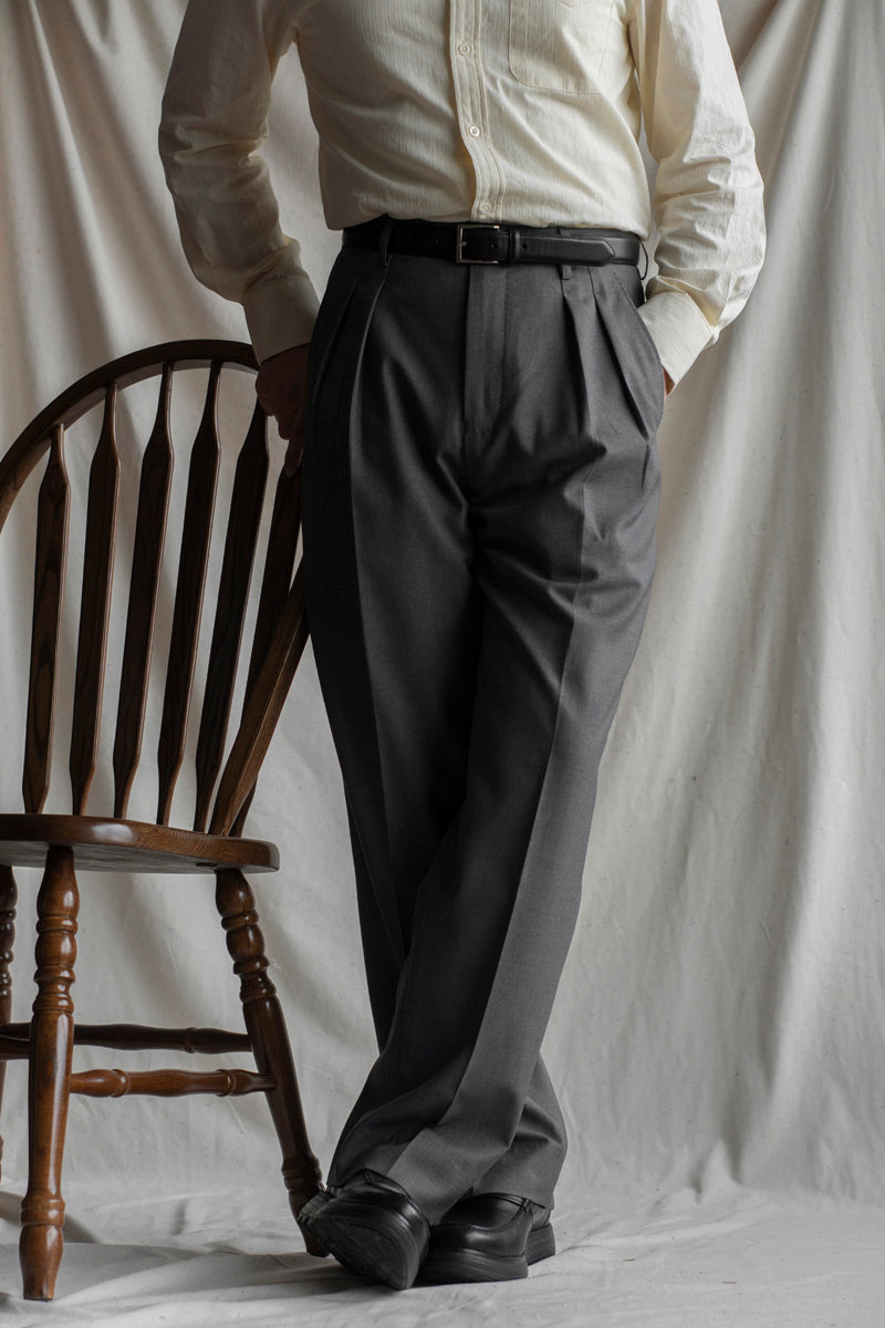 Men's Pleated Trousers