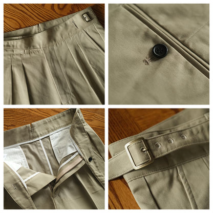 Men's Pleated Gurkha Shorts