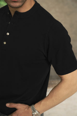 Chemise Henley à manches courtes