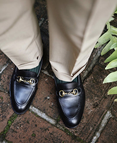 Mocassins habillés à mors pour hommes