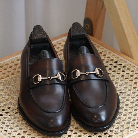 Mocassins habillés à mors pour hommes