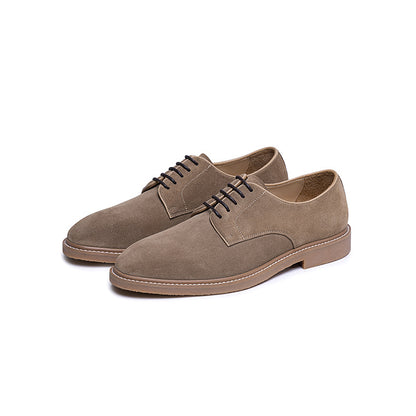 Chaussures Derby en daim pour hommes 