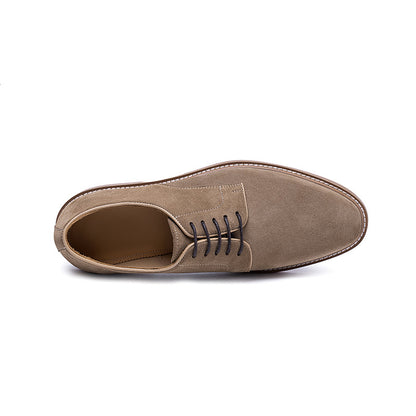 Chaussures Derby en daim pour hommes 