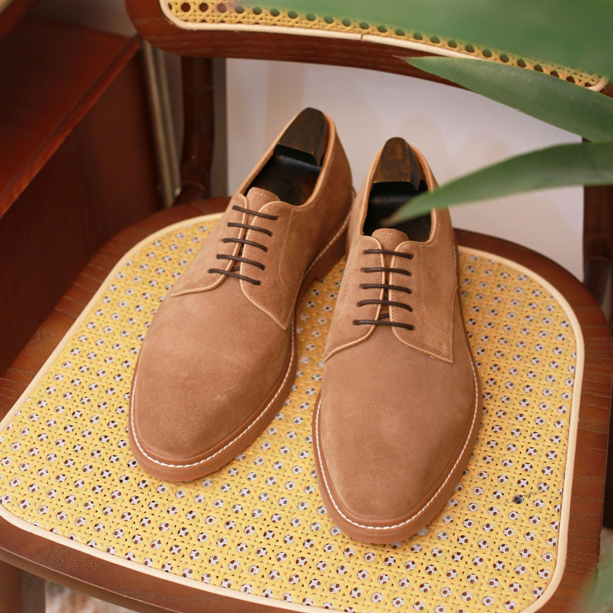 Men's Suede Derby Shoes Crush on Retro