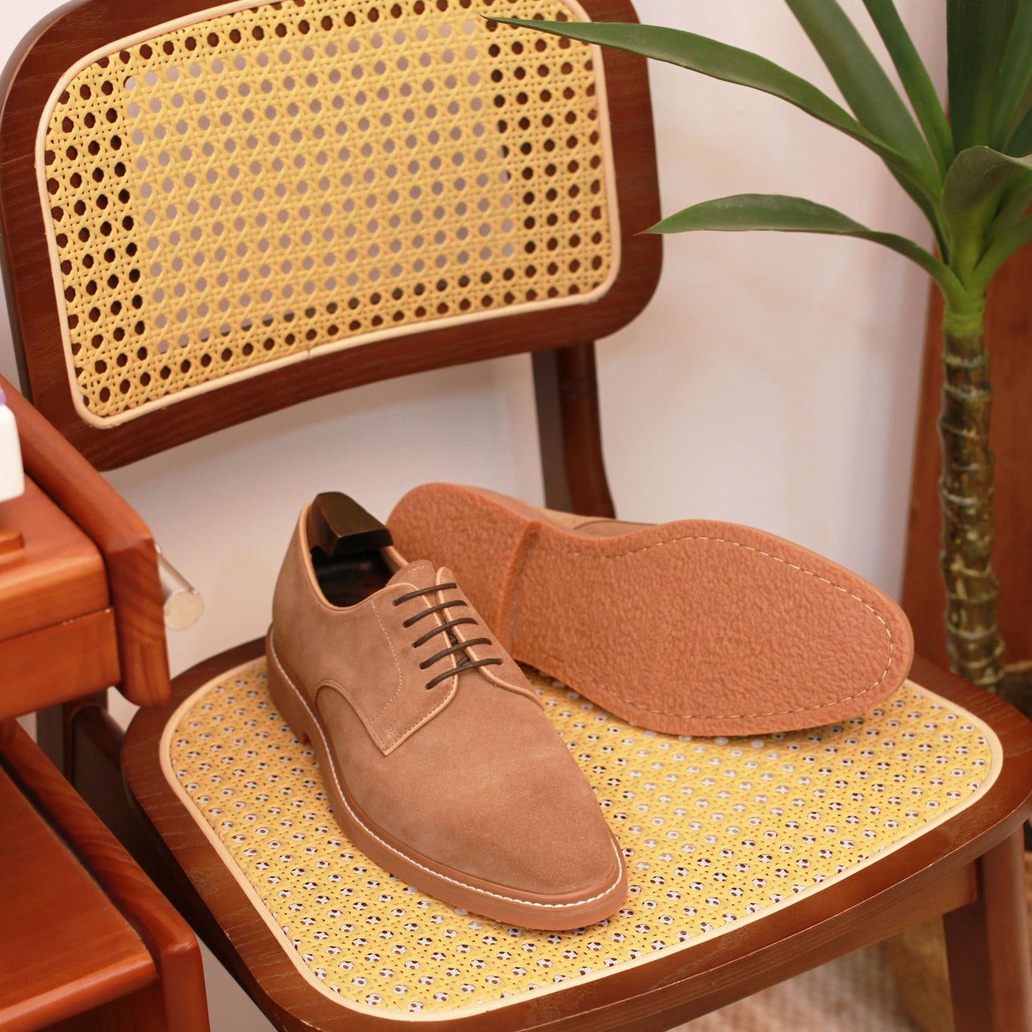 Chaussures Derby en daim pour hommes 