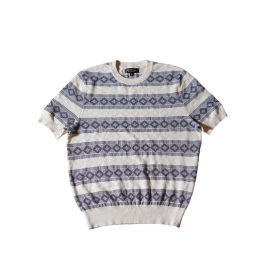 T-shirt en tricot jacquard pour homme