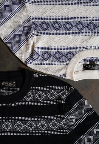 Men's Knit Jacquard T-shirt