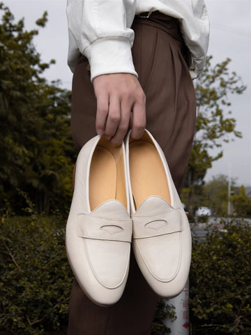 Mocassins en cuir pour hommes