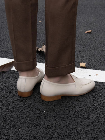 Mocassins en cuir pour hommes