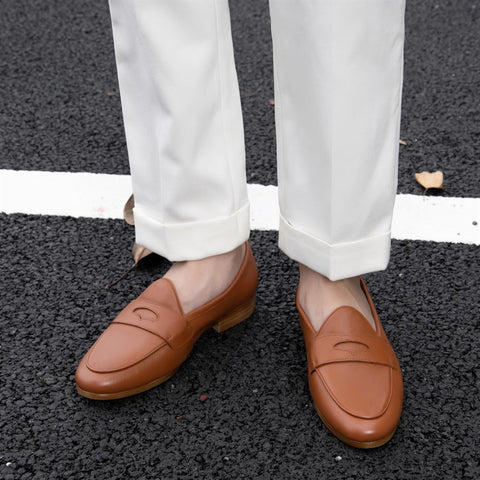 Mocassins en cuir pour hommes