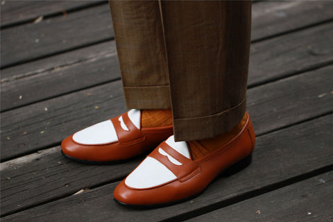Mocassins en cuir pour hommes