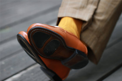Men's Leather Penny Loafers