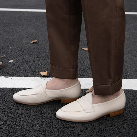Mocassins en cuir pour hommes